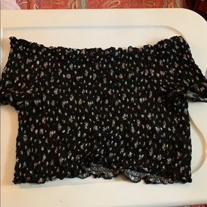 floral crop top